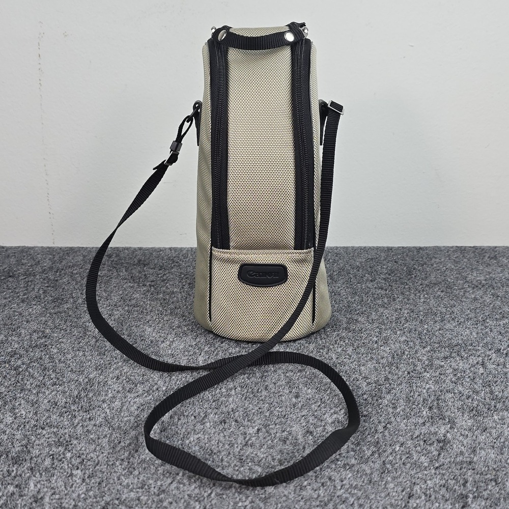 Canon Genuine LZ1326 Soft Lens Case Pouch w/ Shoulder Strap Beige Excellent